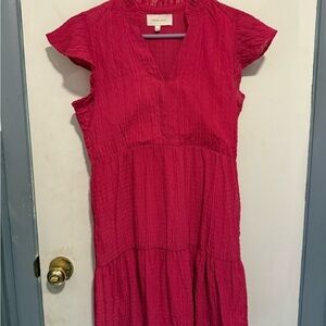 Dear John Fuchsia Midi Dress